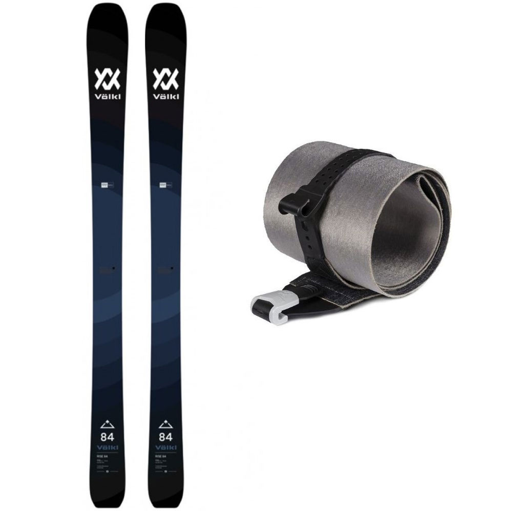 skialpové lyže VÖLKL Rise 84 black/blue 162cm + pásy